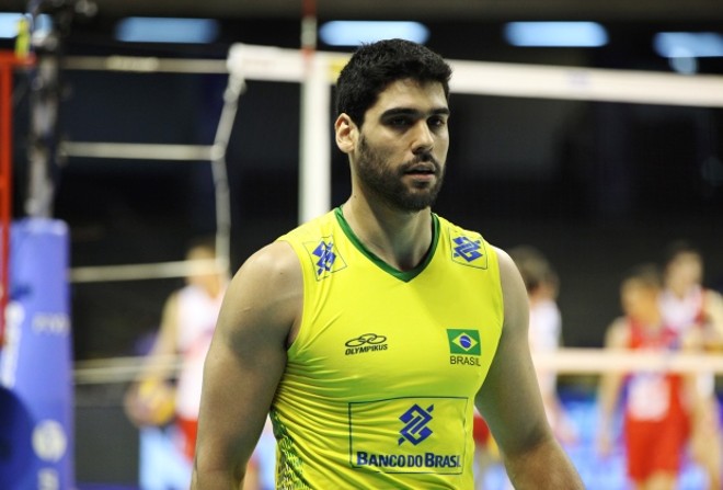 Evandro Guerra, vôlei. | Divulgação CBV