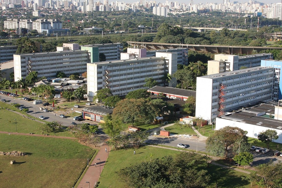 Imagem aérea da universidade paulista | USP/Divulgação