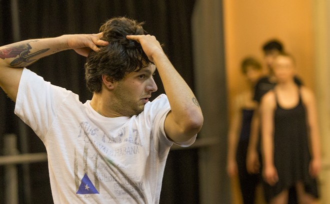 Cena do primeiro ensaio aberto do espetáculo | Hugo Harada/Gazeta do Povo