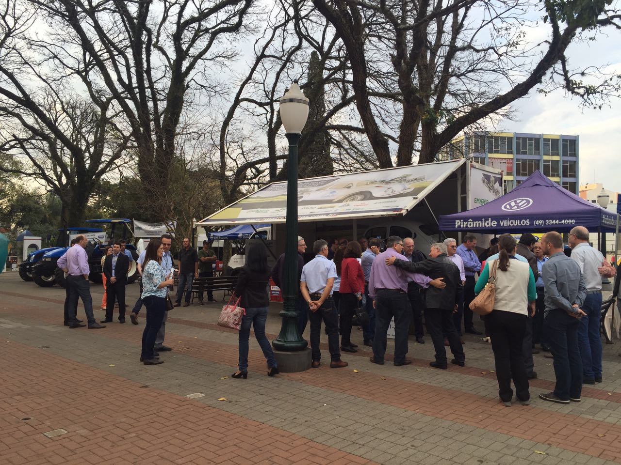 Fusca ficou exposto no Centro Regional de Eventos de Pato Branco, durante a 17ª edição do Congresso Paranaense de Engenheiros Agrônomos | Divulgação