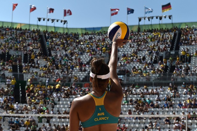 Taliqua Clancy, da Austrália. | YASUYOSHI CHIBA/AFP