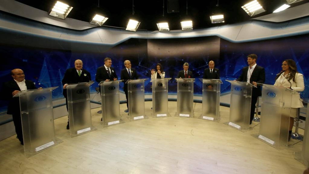 Primeiro debate entre os prefeituráveis de Curitiba ocorreu na segunda-feira (22). | Pedro Serapio/Gazeta do Povo