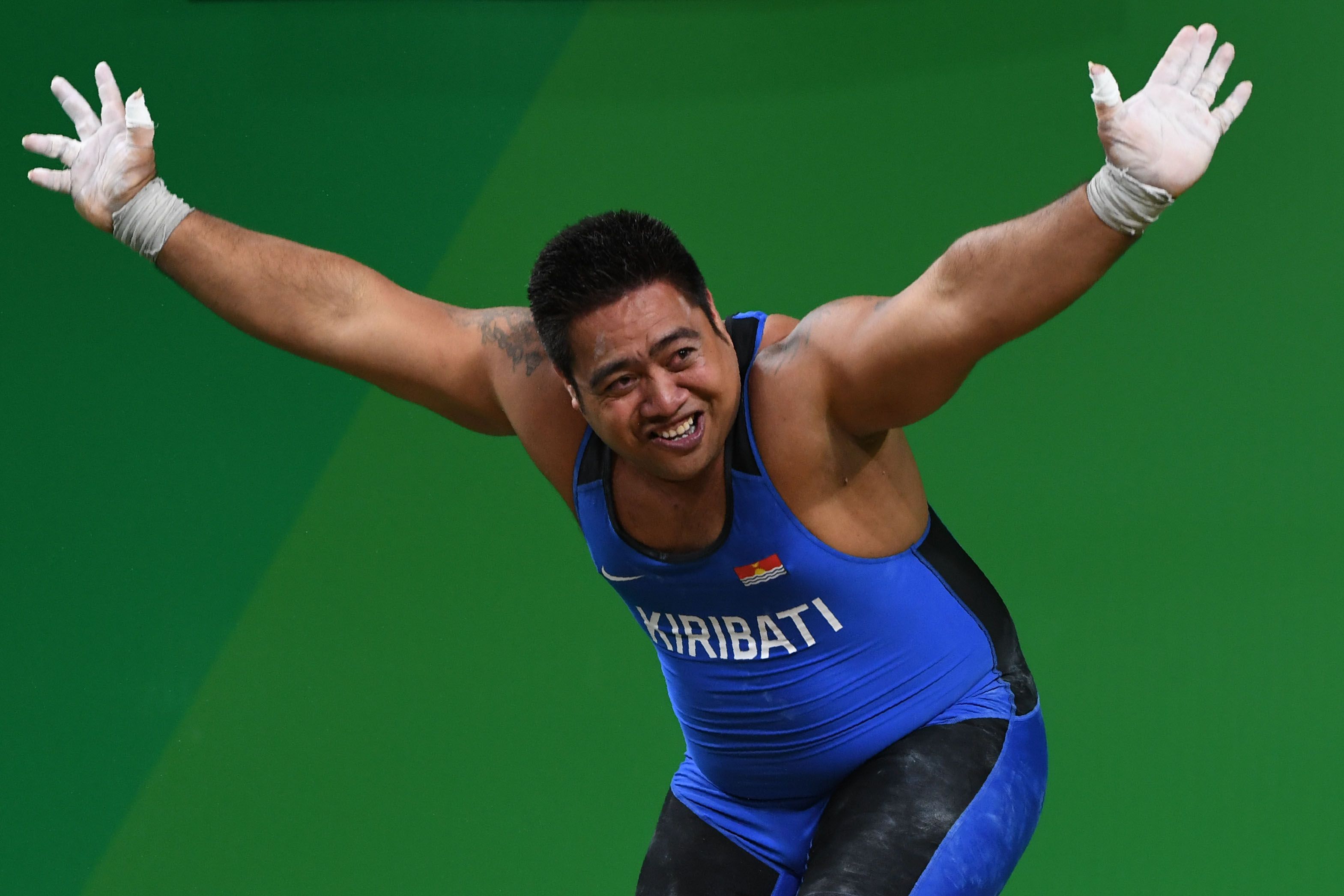 David Katoatau na Rio-2016 | GOH Chai Hin / AFP