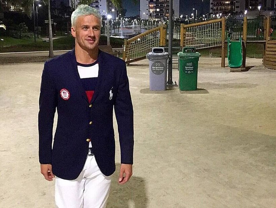 | Reprodução/Twitter (Ryan lochte)
