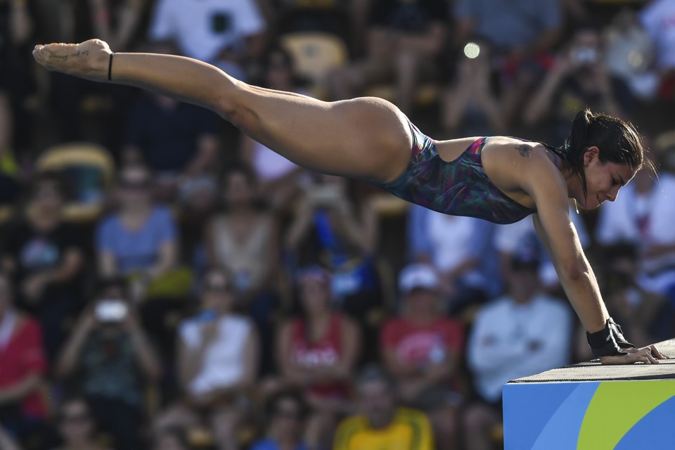 Ingrid Oliveira, do nado sincronizado. | /Wander Roberto/Exemplus/COB