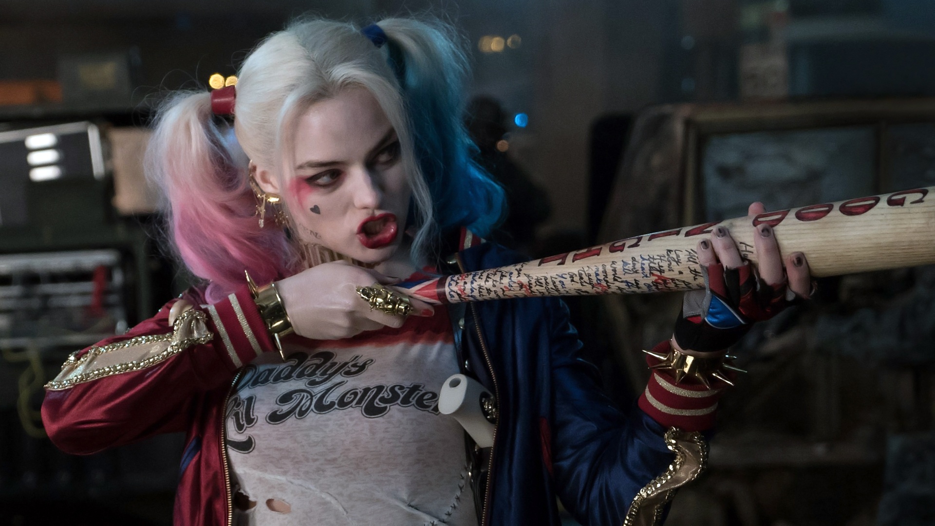 Margot Robbie como a personagem Arlequina em “Esquadrão Suicida”. | Divulgação