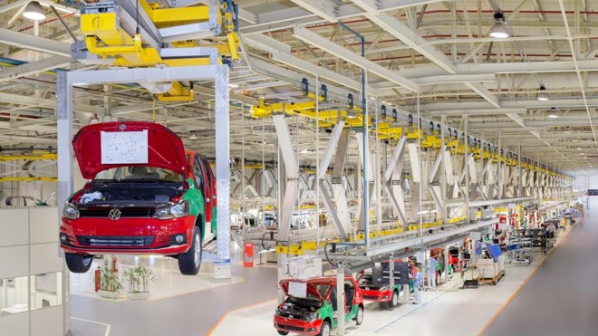 Fábrica da Volks no Paraná: falta constante de peças. | Divulgação VW