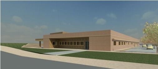 Projeto do novo Fórum Palotina, divulgado pelo TJ-PR. Construção deve ter 2.208 m² | Divulgação/TJ-PR