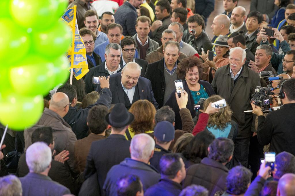 Convenção do PMN aconteceu no sábado (30). | Hugo Harada/Gazeta do Povo