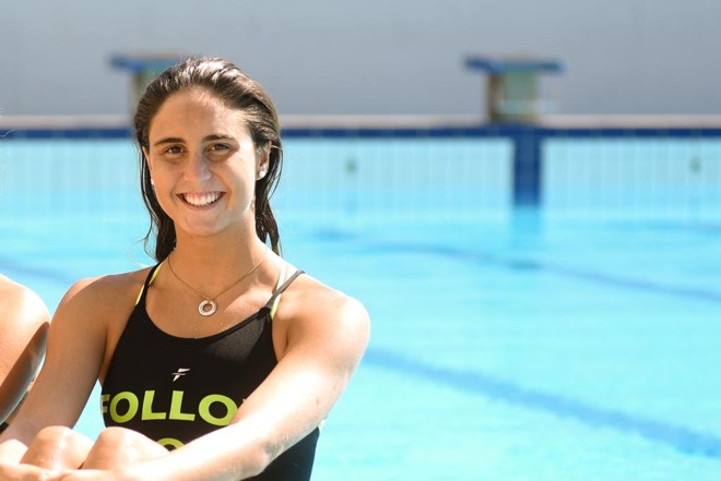 Luisa Borges, do nado sincronizado, é sargento da Marinha. | Saulo Cruz/Exemplus/COB/Saulo Cruz/Exemplus/COB
