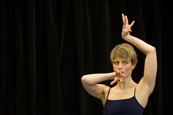 Cena do primeiro ensaio aberto do espetáculo | Hugo Harada/Gazeta do Povo