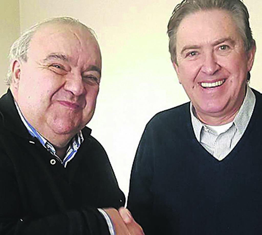 Antes pré-candidato à prefeitura, Luciano Ducci (PSB, à esq.) já havia anunciado seu apoio a Rafael Greca (PMN) | Reprodução/Facebook