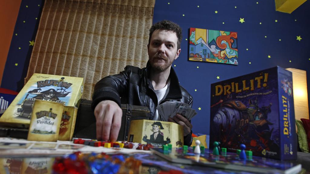 Luiz Grimusa, sócio da Papaya, aposta nos board games. | Antônio More/Gazeta do Povo