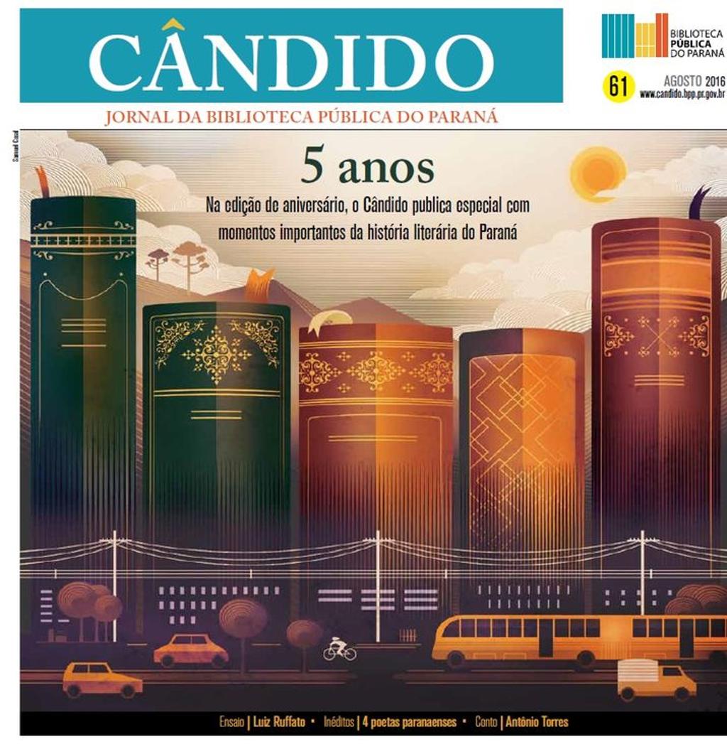 Capa da edição comemorativa doe cinco anos do “Cândido” | Reprodução/