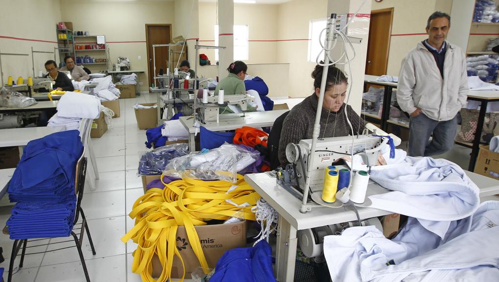 A Kimonos Yama já faz planos para ampliar a capacidade da nova fábrica. | Antônio More/Gazeta do Povo