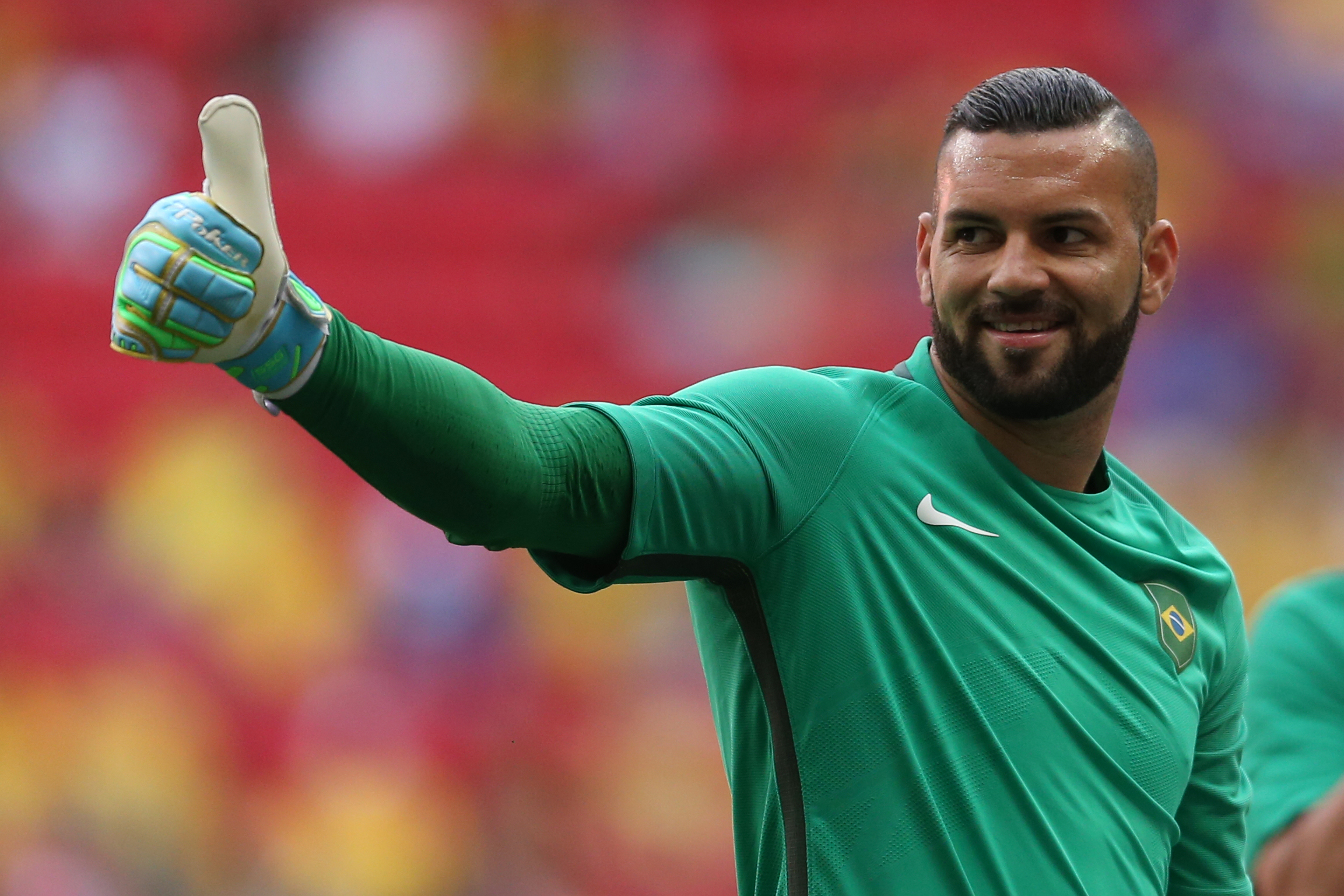 Goleiro Weverton teve estreia sem levar gols na seleção brasileira. Brasil empatou partida com África do Sul | /Mowa Press