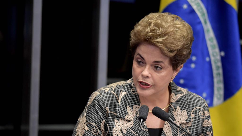 Dilma Rousseff negou crime de responsabilidade e classificou o processo de impeachment de “golpe de estado”. | Evaristo Sá/AFP