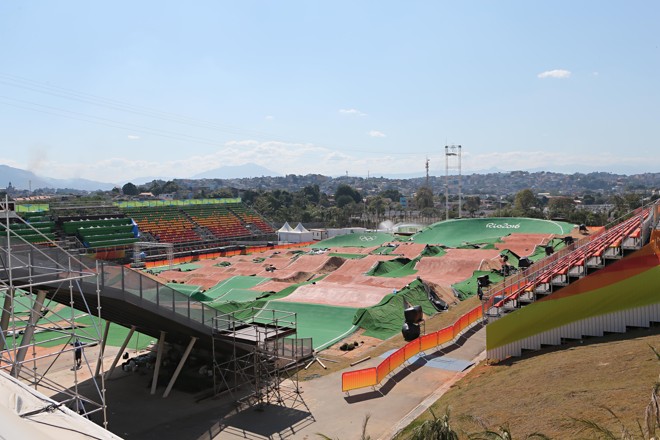 Circuito de ciclismo BMX da Rio-2016 em Deodoro. | Albari Rosa/Gazeta do Povo