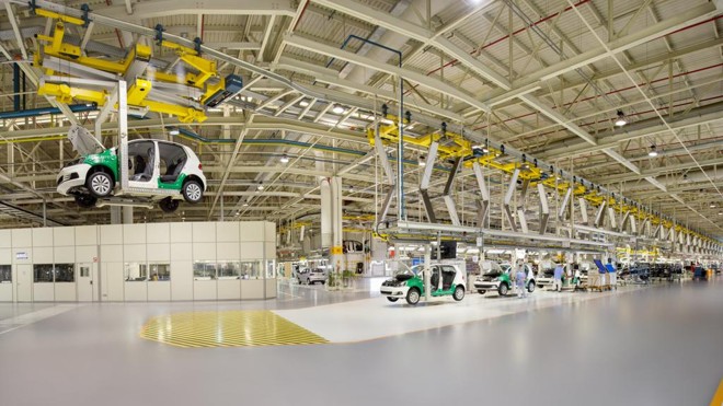 A fabricação do Fox em São José dos Pinhais está interrompida por falta de peças. | Divulgação/Volkswagen