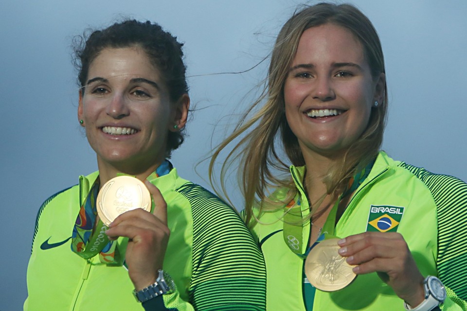 Martine e Kahena, dupla medalha de ouro na vela | Albari Rosa/Gazeta do Povo
