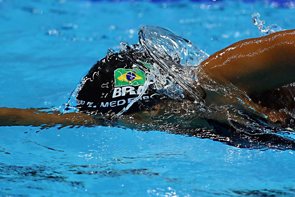 Etiene Medeiros ficou com o sétimo melhor tempo e disputará a medalha nesse sábado. | Albari Rosa/Gazeta do Povo
