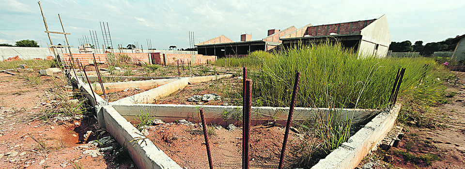 Obras de escolas em Campina Grande do Sul foram algumas das que não saíram do papel | Albari Rosa/Gazeta do Povo/Arquivo