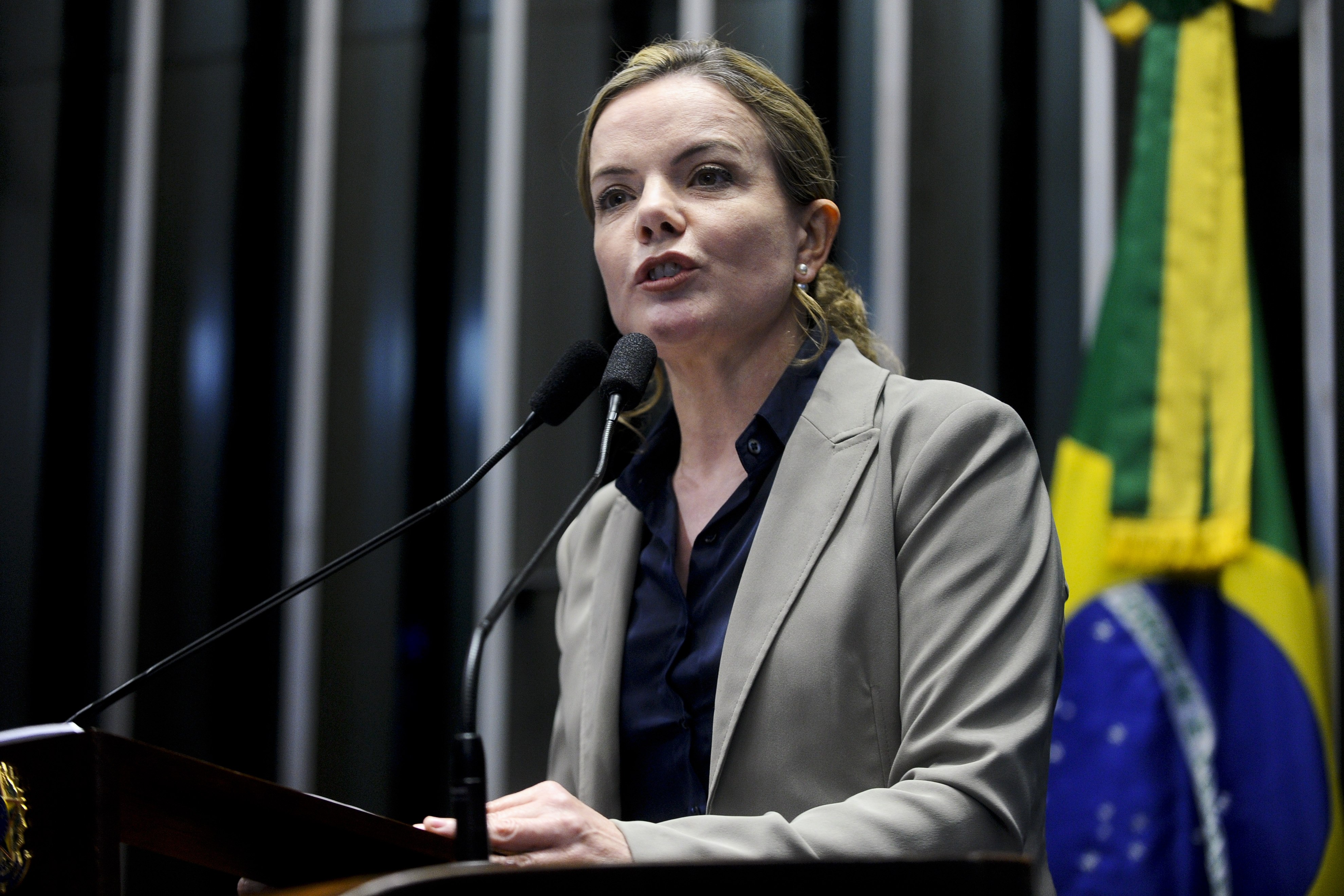 Gleisi disse que processo é marcado por traições | Moreira Mariz/Agência Senado