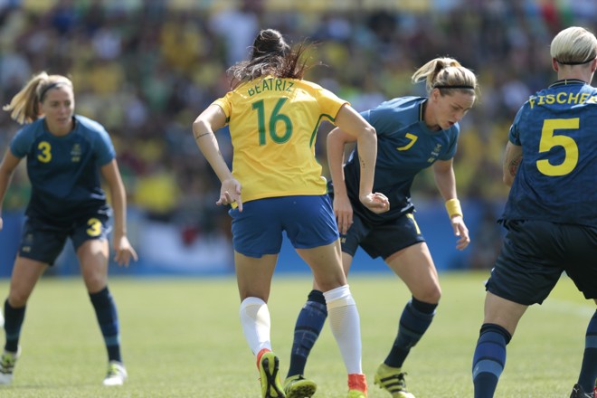 Brasil dominou a partida durante todo o tempo regulamentar e prorrogação | Albari RosaGazeta do Povo
