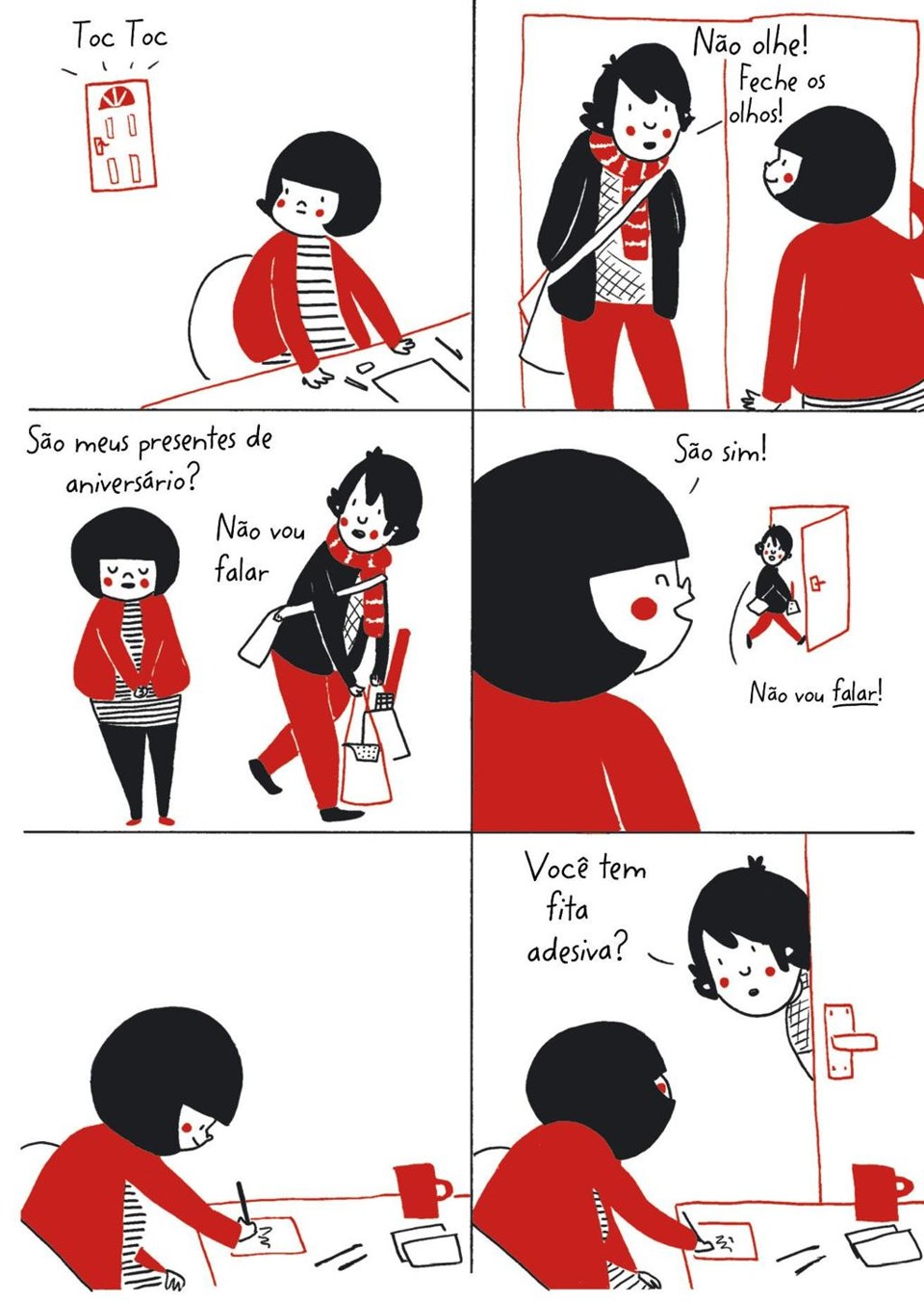 Livro mostra momentos de jovem casal que começa a morar junto | /Divulgação