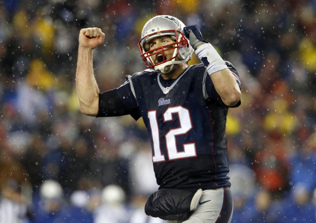 Tom Brady, quarterback do New England Patriots e um dos maiores ídolos da NFL, é figurinha certa no álbum | /Divulgação