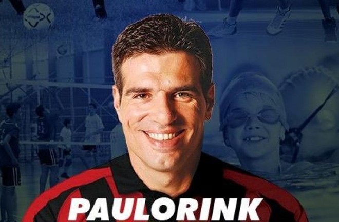 Imagem da campanha do candidato Paulo Rink com camisa alusiva ao Atlético. | Reprodução/Internet