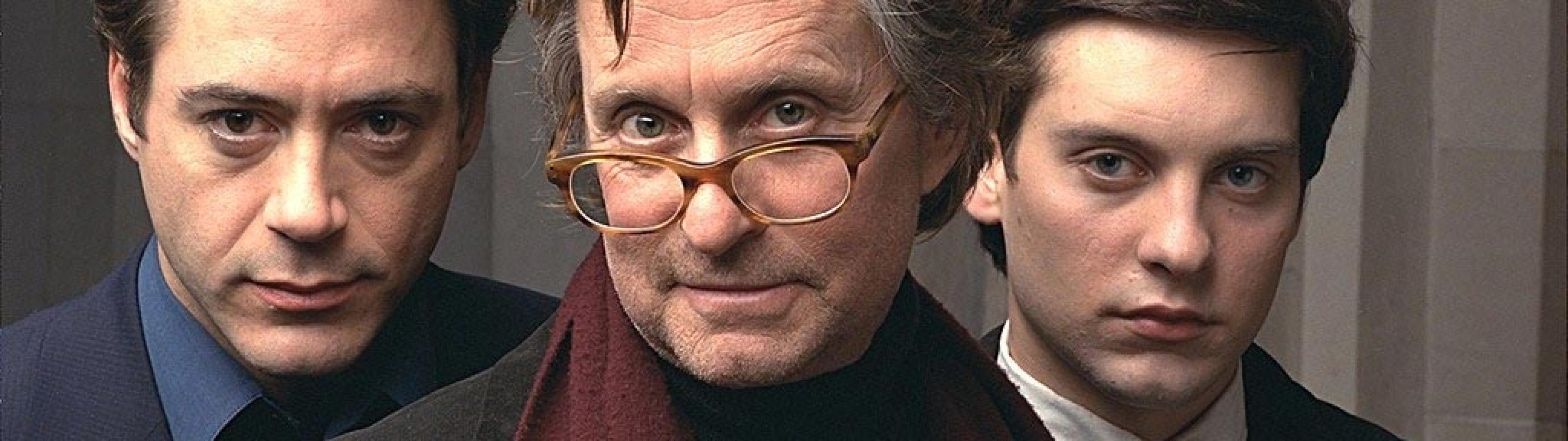 Robert Downey Jr., Michael Douglas e Tobey Maguire, no filme “Garotos Incríveis”. | Divulgação