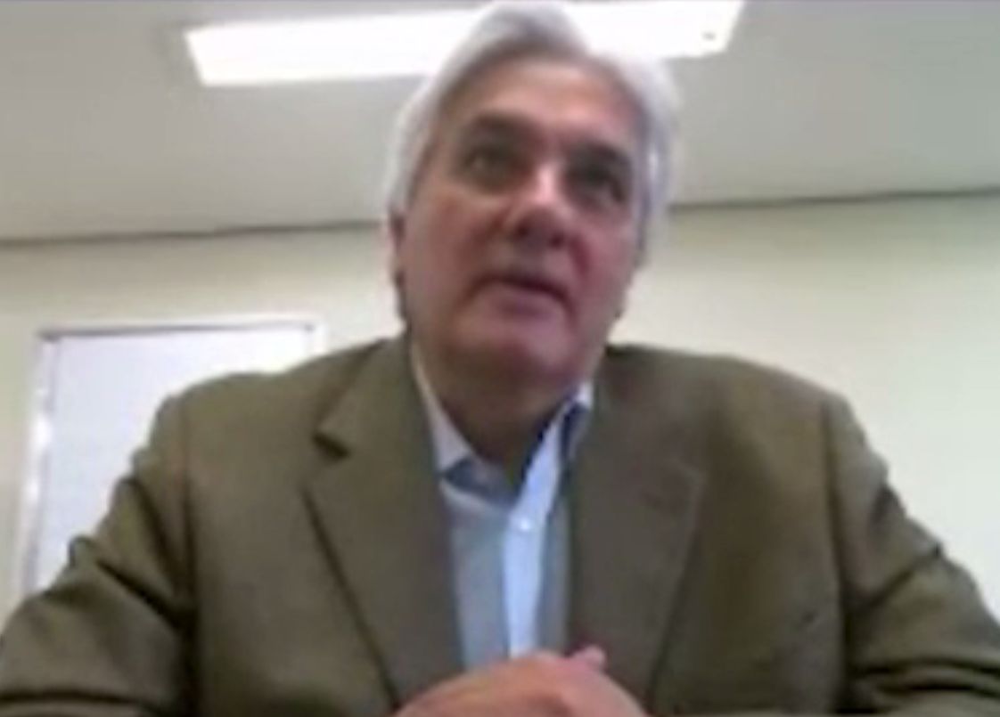 Delcídio presta depoimento à força-tarefa da Lava Jato | Reprodução