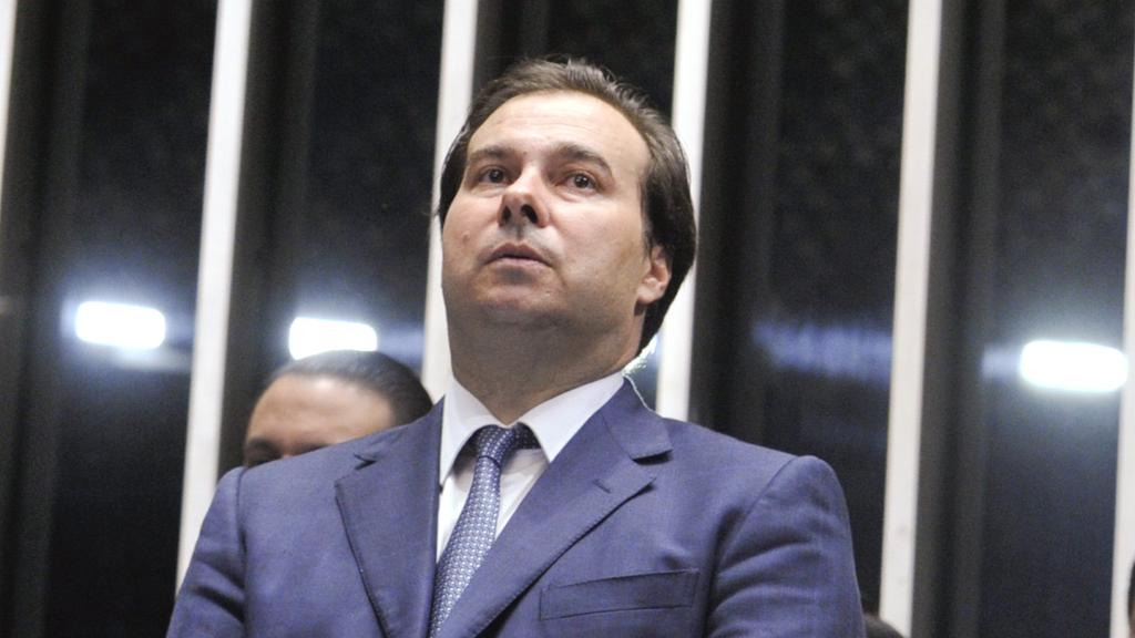 Rodrigo Maia assumiu a presidência interinamente no lugar de Michel Temer, que viajou para a China. | Jane de Araújo/Agência Senado