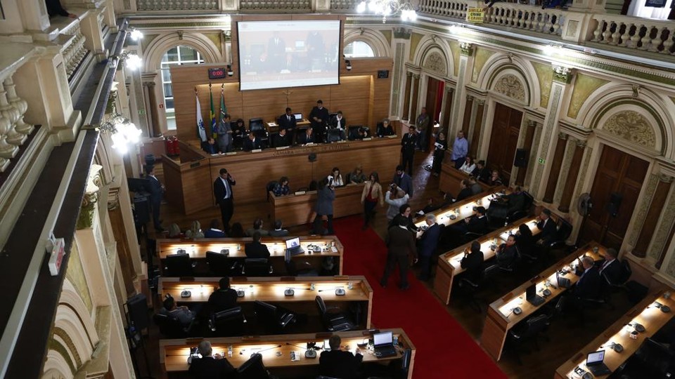 Vista do plenário da Câmara de Vereadores de Curitiba | Henry Milleo/Gazeta do Povo