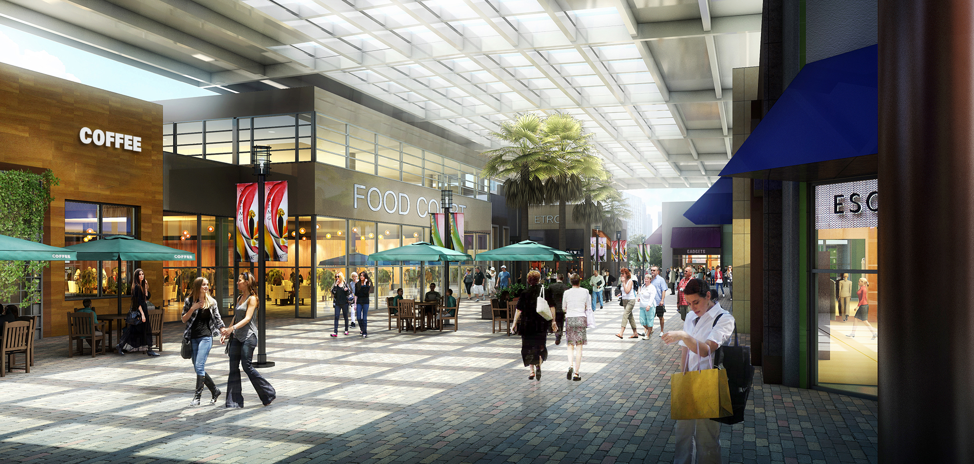 Imagem conceitual do Porto Belo Outlet Premium | /Divulgação