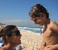 Cheyenne Menegassi com o filho Gustavo | Reprodução/Facebook