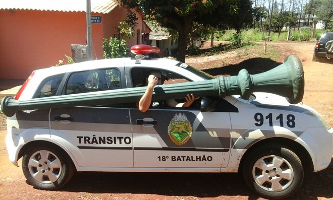 Polícia conseguiu recuperar o poste | Reginaldo Tinti / Anuncifácil