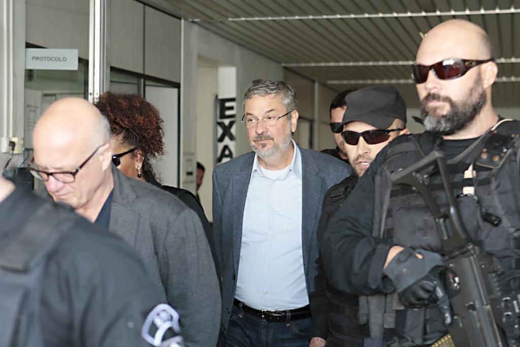 Palocci, no dia de sua prisão em Curitiba | Albari Rosa/Gazeta do Povo/Arquivo