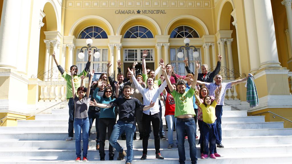 Integrantes do Movimento Primavera Cidadã | Antônio More/Gazeta do Povo