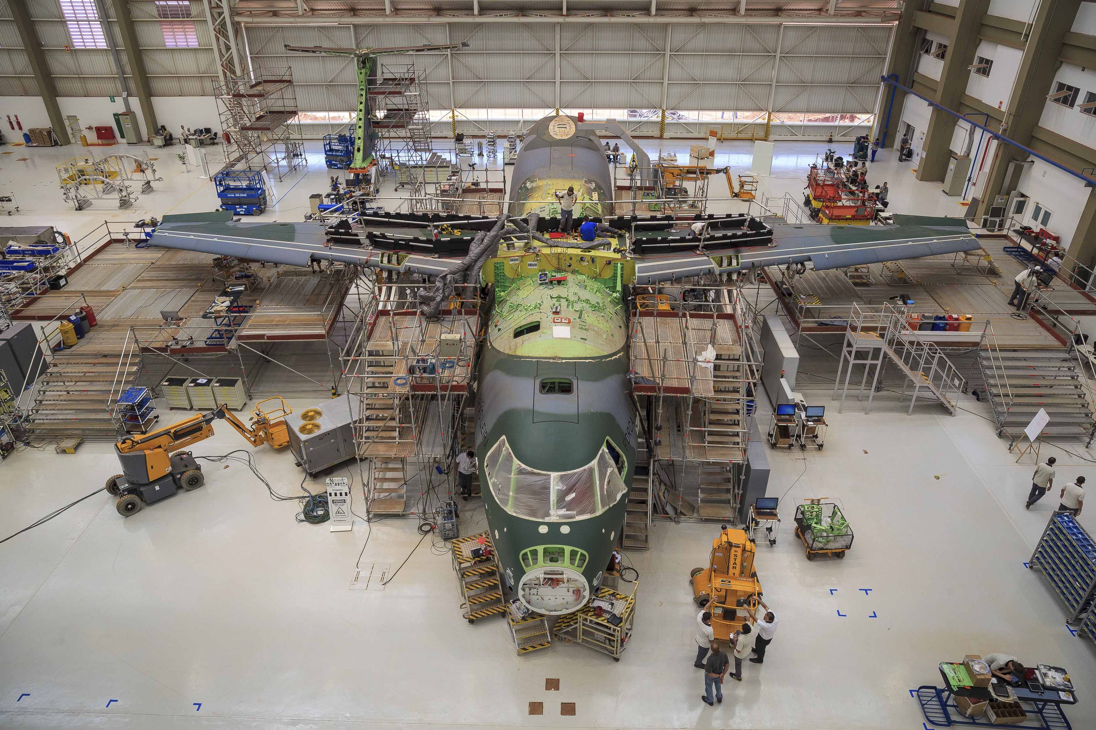 O protótipo do KC-390 fabricado pela Embraer | Divulgação/Sgt.Batista/ Agência Força Aérea Brasileira