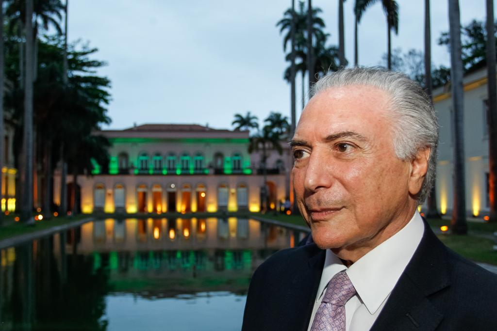 Presidente  Michel Temer diz que ainda ficará um tempo na residência reservada ao vice-presidente, o Palácio do Jaburu. “Tem mais jeito de casa” | Beto Barata/PR