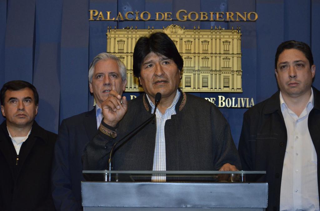Presidente da Bolívia Evo Morales criticou comportamento da torcida do Chile. | Ministerio de la Presidencia/Ministerio de la Presidencia