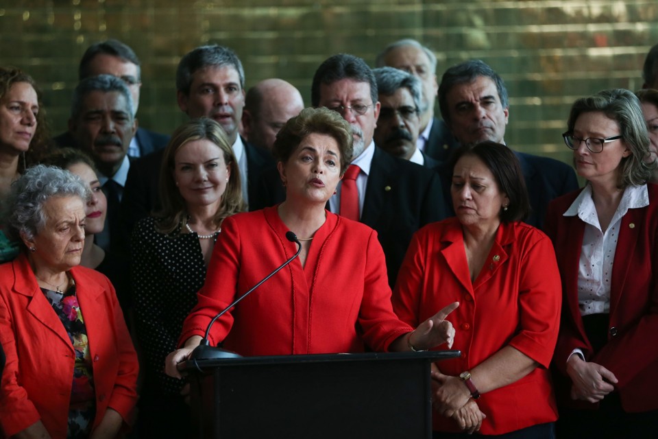 Dilma discursou nesta quarta-feira (31) após ter seu mandato cassado | José Cruz/Agência Brasil