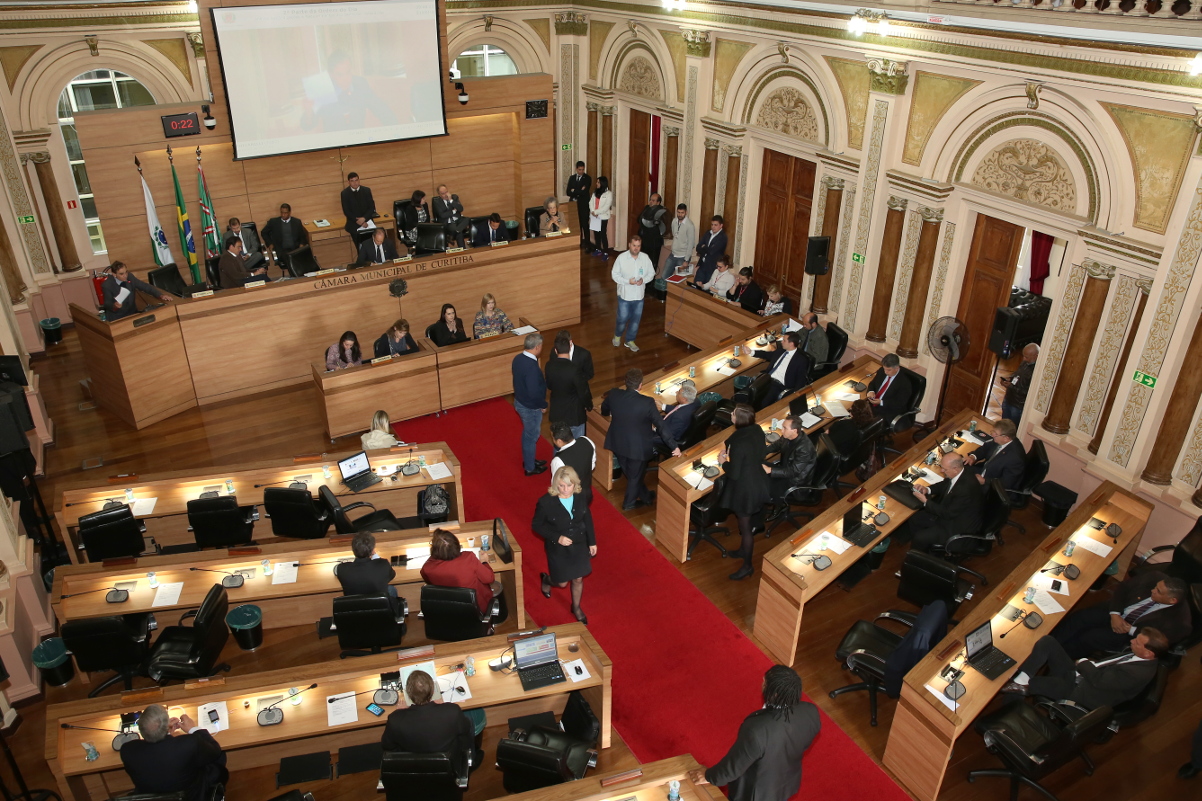 O plenário da Câmara de Vereadores de Curitiba | Andressa Katriny/CMC