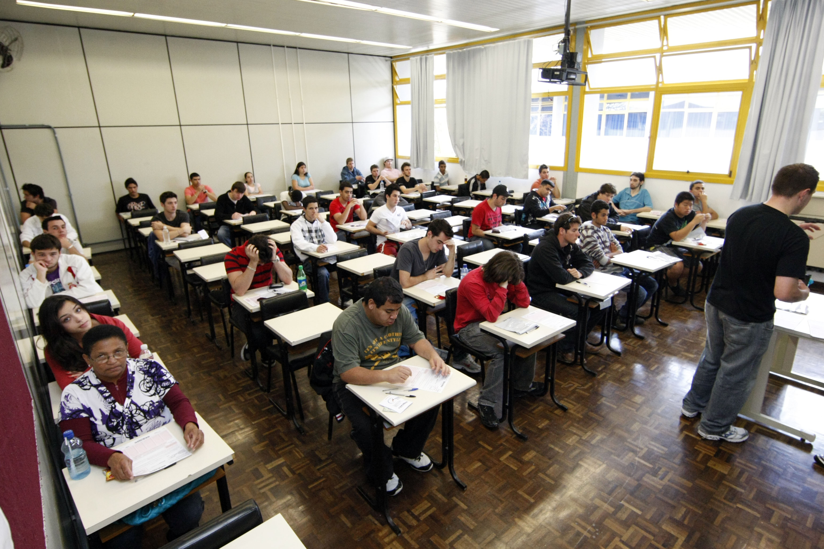 Profissionais estarão à disposição para auxílio aos alunos que solicitaram recurso especial. | Felipe Rosa/Gazeta do Povo