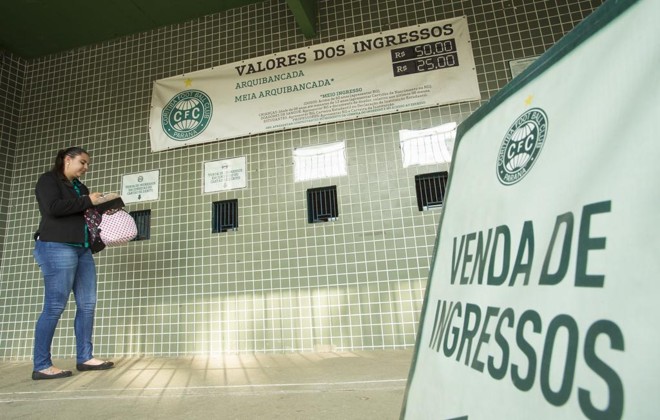 Coxa espera mais de 20 mil torcedores no duelo com o Belgrano. | Hugo Harada/Gazeta do Povo