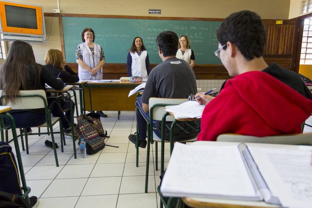 No ano passado, o Colégio Estadual Paulina Borsari teve notas maiores  do que  escolas privadas no Enem.