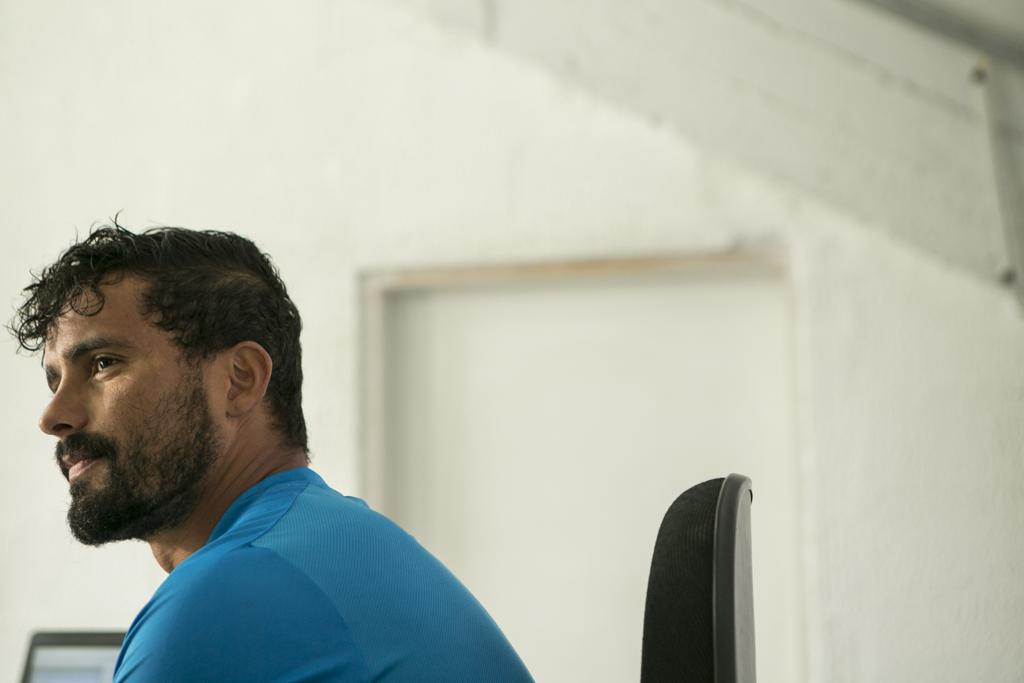 Leandro Silva deixa os números de lado e garante que o Paraná está evoluindo e vai brigar para subir para a Primeira Divisão. | Marcelo Andrade/Gazeta do Povo