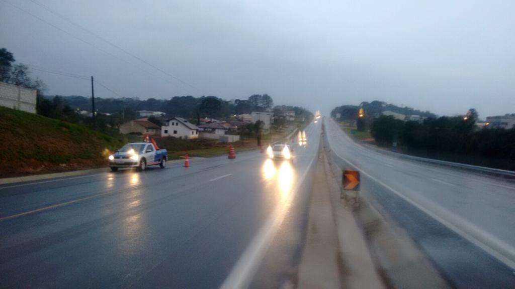 Trecho de dois quilômetros de duplicação na BR-116, perto de Mandirituba, foi liberado para o tráfego na tarde de terça-feira (13) | /Divulgação